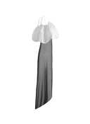 ATELIER HEKAYAT  AIR BALLOON BLACK AND WHITE DRESS