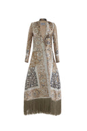 ARAM DESIGNS NOUR BLAZER FRINGE, COLOR GOLD