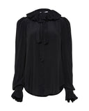 PRUNE  MEDICIS COLLAR SHIRT WHITE