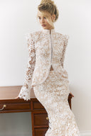 Blanc Lace Tailored Jacket