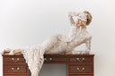 Blanc Lace Tailored Jacket