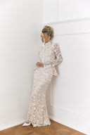 Blanc Lace Tailored Jacket