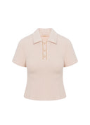 Polo Top Soft Ivory