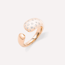 Hiroko Ring in Rose Gold and White Diamonds
