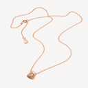 Mini Puzzle Pendant in Rose Gold