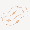 Puzzle Solo Necklace in Rose Gold and Three Hand-engraved Rose Gold Puzzles
