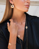 Puzzle Solo Necklace in Rose Gold and Three Hand-engraved Rose Gold Puzzles