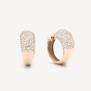 Hiroko Earrings in Rose Gold and White Diamonds