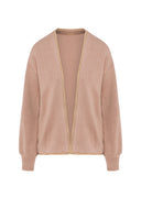 Knit Cardigan — Soft Brown