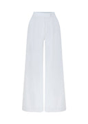 White Palazzo Trousers