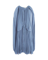 BOÉTIE - DRAPED MINI DRESS Smoked Blue