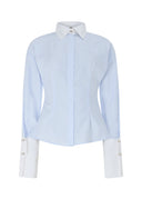 Shirt Blue Stripe Tailored