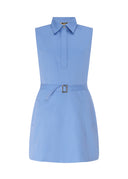 Mini Dress Tailored Blue