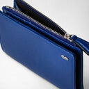 VERTICAL BILLFOLD W/ZIP POCKET CACHEMIRE WINTER BLUE