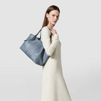 Mosaico Tote Bags – Cornflower | Serapian Milano