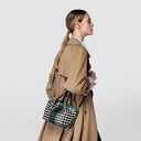 Mosaico Handbags – Off White Emerald | Serapian Milano