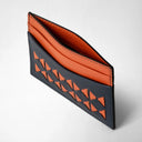 CARD CASE 4CC IN MOSAICO BLUE NAVY/ORANGE