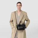 Mosaico Handbags – Black | Serapian Milano