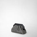 Secret Clutch Mosaico Black Off White | SERAPIAN MILANO