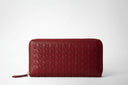 Mosaico Zip Wallet - Lipstick | Serapian Milano
