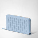 Mosaico Zip Wallet– Cornflower | Serapian Milano