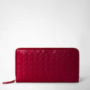 Mosaico Zip Wallet – Lipstick | Serapian Milano