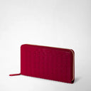 Mosaico Zip Wallet – Lipstick | Serapian Milano