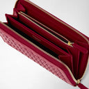 Mosaico Zip Wallet – Lipstick | Serapian Milano