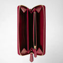 Mosaico Zip Wallet – Lipstick | Serapian Milano