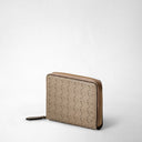 Mini Zip Wallet Mosaico Sahara | SERAPIAN MILANO