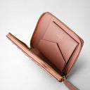 Mini Zip Wallet Mosaico Blush | SERAPIAN MILANO