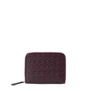 MINI ZIP WALLET MOSAICO DARK PLUM