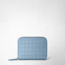 Mosaico Mini Zip Wallet – Cornflower | Serapian Milano