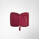 Mosaico Mini Zip Wallet  – Lipstick | Serapian Milano