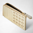ZIP CARD CASE MOSAICO LIGHT GOLD