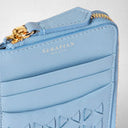 Mosaico Zip Card Case– Cornflower | Serapian Milano