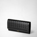 Flap Wallet Mosaico Black | SERAPIAN MILANO