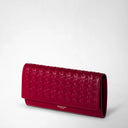Mosaico Continental Wallet – Lipstick | Serapian Milano