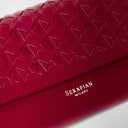 Mosaico Continental Wallet – Lipstick | Serapian Milano