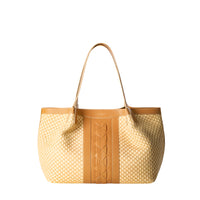 SMALL SECRET BAG RAFIA NATURAL/ALMOND