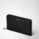 Zip Around Wallet Rugiada Black | SERAPIAN MILANO