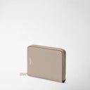 Mini Zip Wallet Rugiada Sahara | SERAPIAN MILANO