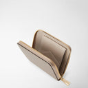 Mini Zip Wallet Rugiada Sahara | SERAPIAN MILANO