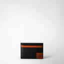 CARD CASE 4CC STEPAN 72 BLACK/CUOIO