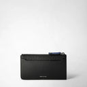 ZIP CARD CASE STEPAN 72 BLACK/WINTER BLUE