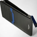 ZIP CARD CASE STEPAN 72 BLACK/WINTER BLUE