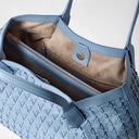 Mosaico Tote Bag - Cornflower | Serapian Milano.