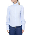 BARISTA LONG SLEEVES SHIRT WITH RUFFLED COLLAR