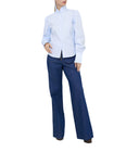 BARISTA LONG SLEEVES SHIRT WITH RUFFLED COLLAR