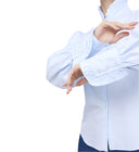 BARISTA LONG SLEEVES SHIRT WITH RUFFLED COLLAR